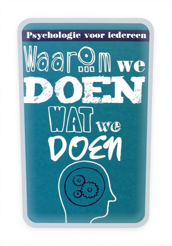 Psychology Book Why We Do What We Do RuitenbergBoek